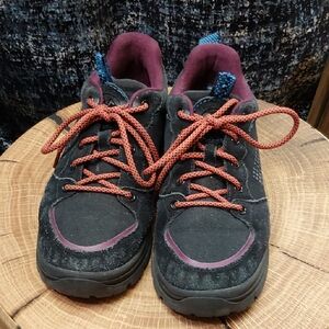 Bobs Black Suede, Purple, Red and Blue ADVENTURE Sneakers Sz 7